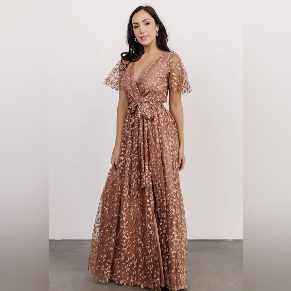 Baltic Born Long Formal Lace Gown